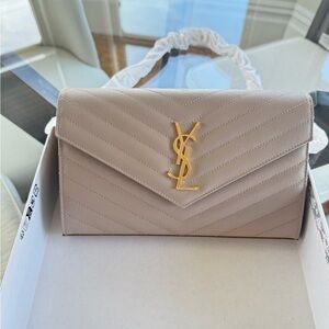 BRAND NEW - YSL Classic Cassandre Chain Wallet Bag